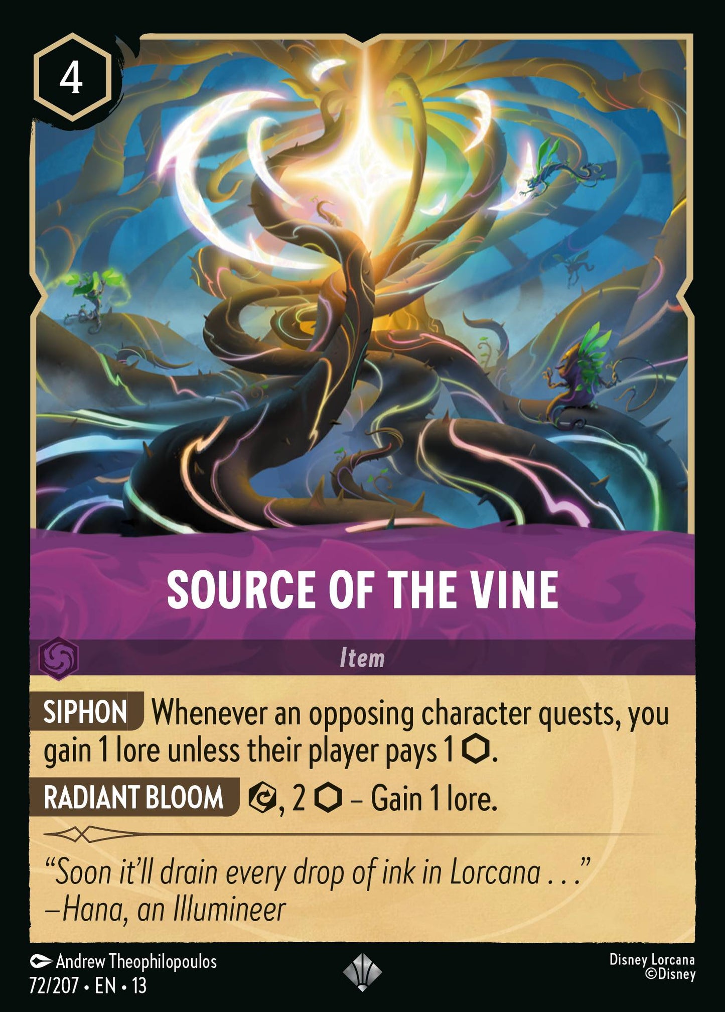 Source of the Vine - Super Rare Lorcana Card