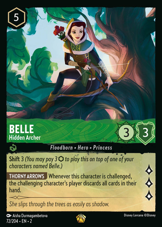 Belle - Hidden Archer - Legendary Lorcana Card