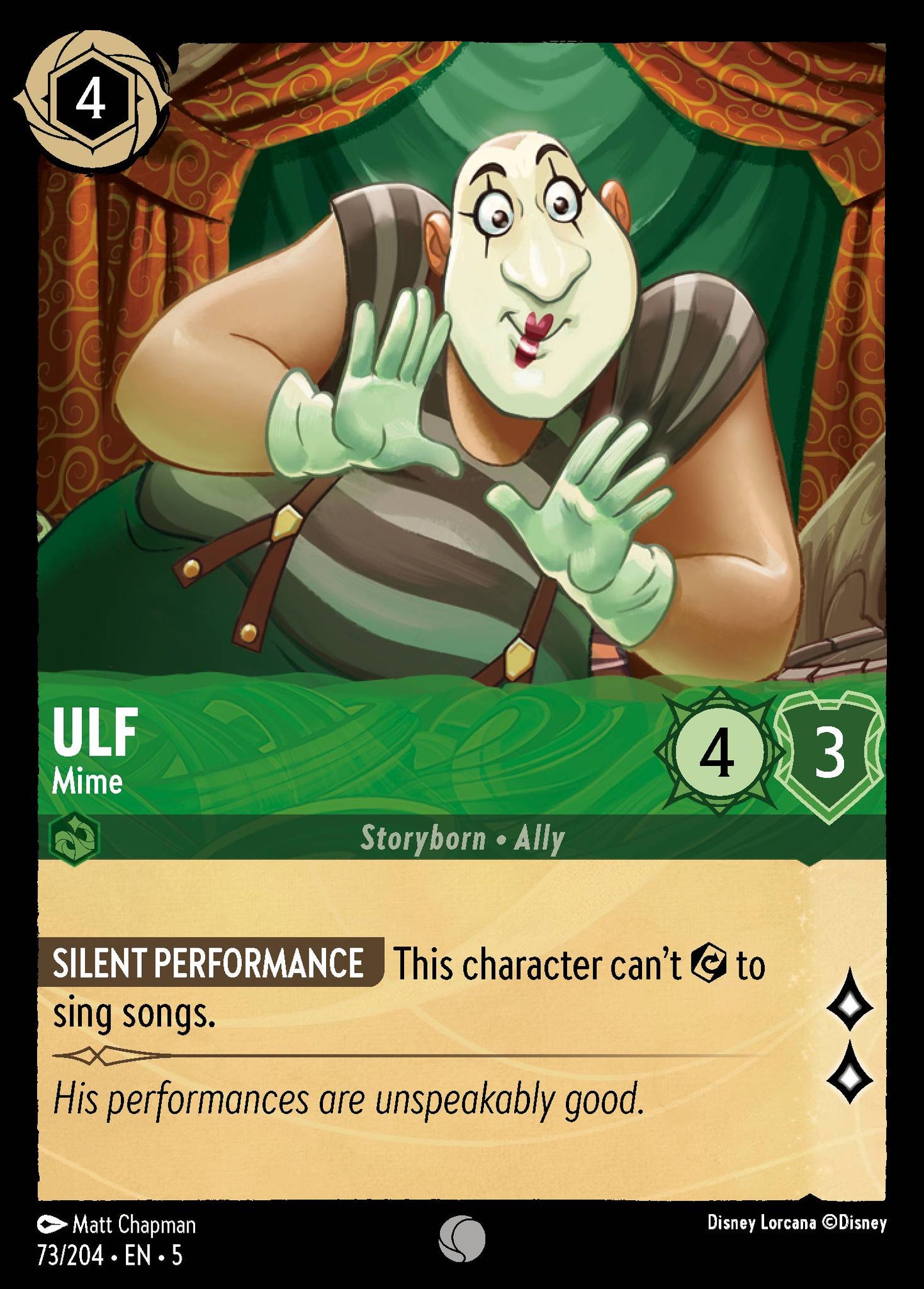 Ulf - Mime - Common Lorcana Card