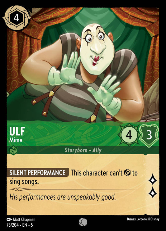 Ulf - Mime - Common Lorcana Card