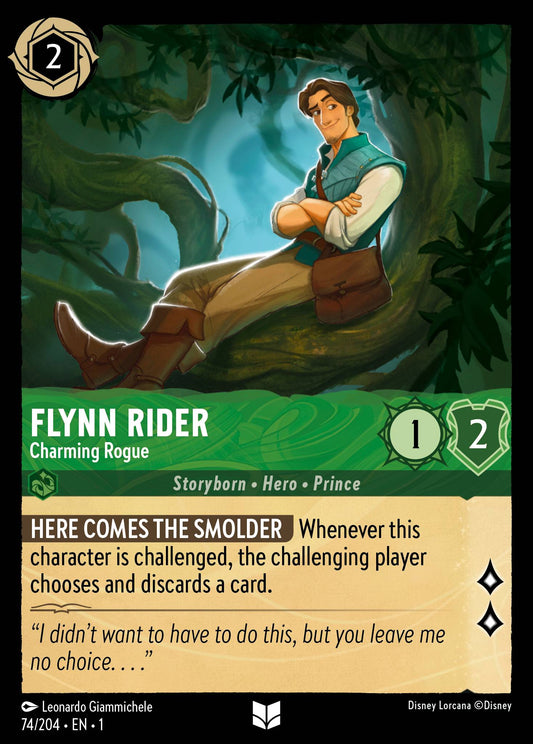 Flynn Rider - Charming Rogue - Uncommon Lorcana Card