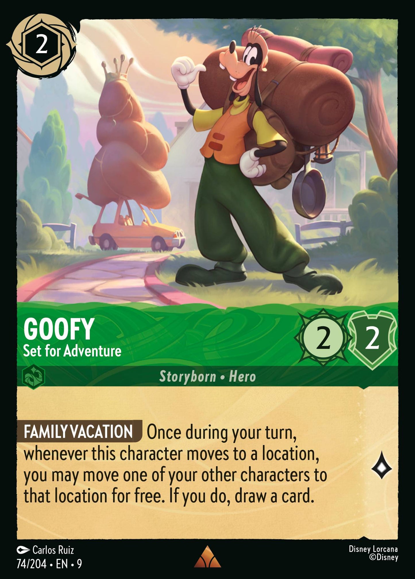 Goofy - Set for Adventure - Rare Lorcana Card