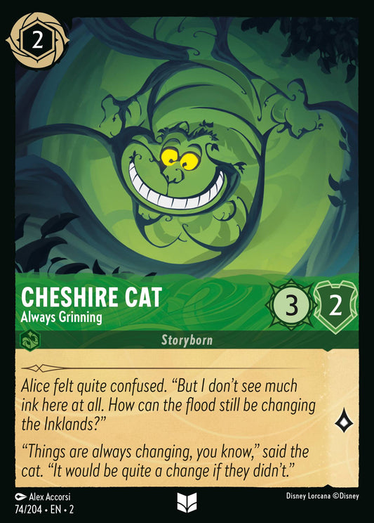 Cheshire Cat - Always Grinning - Uncommon Lorcana Card