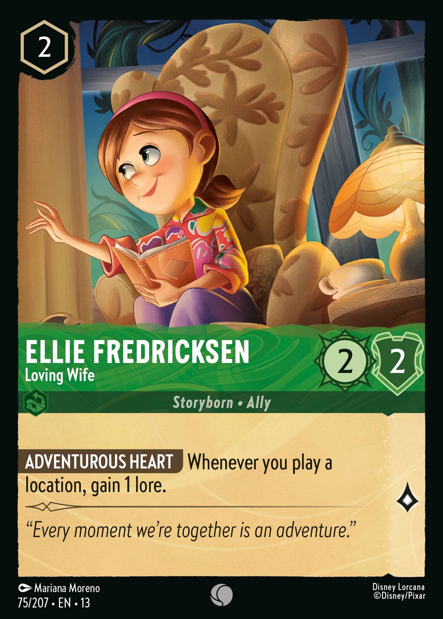 Ellie Fredricksen - Loving Wife - Common Lorcana Card