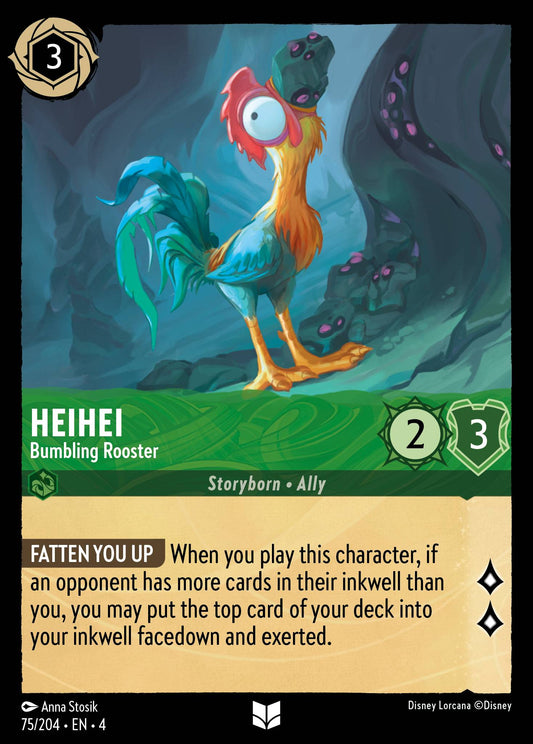 Heihei - Bumbling Rooster - Disney Lorcana Card
