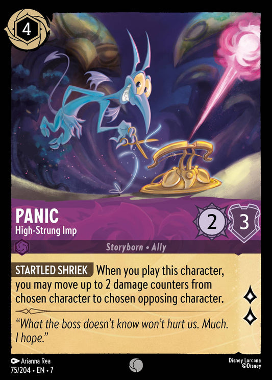 Panic - High-Strung Imp - Common Lorcana Card