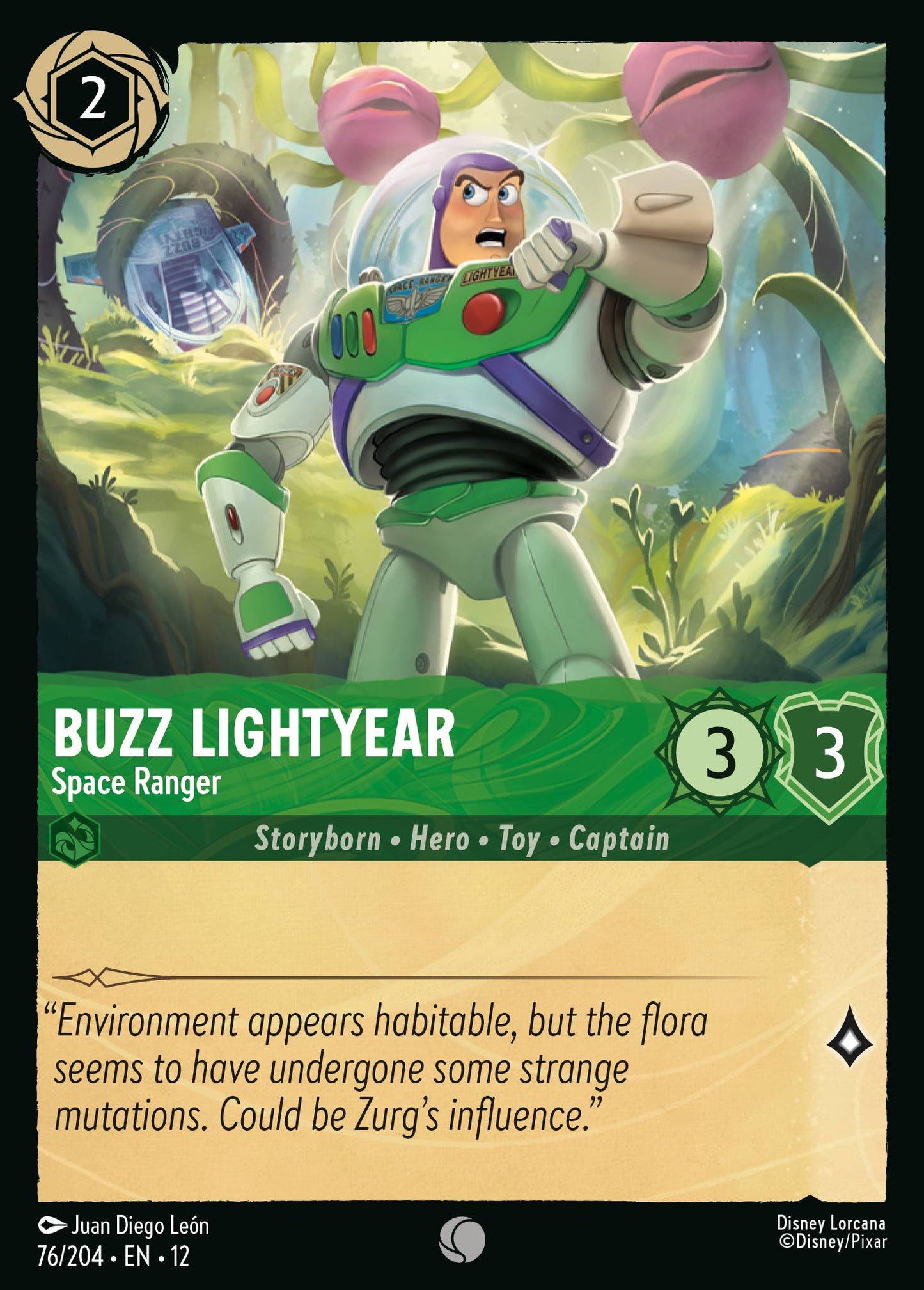 Buzz Lightyear - Space Ranger - Common Lorcana Card