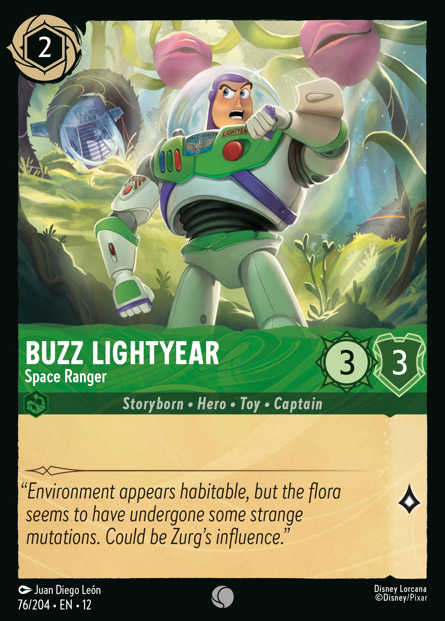Buzz Lightyear - Space Ranger - Common Lorcana Card