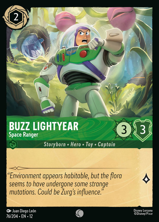 Buzz Lightyear - Space Ranger - Common Lorcana Card