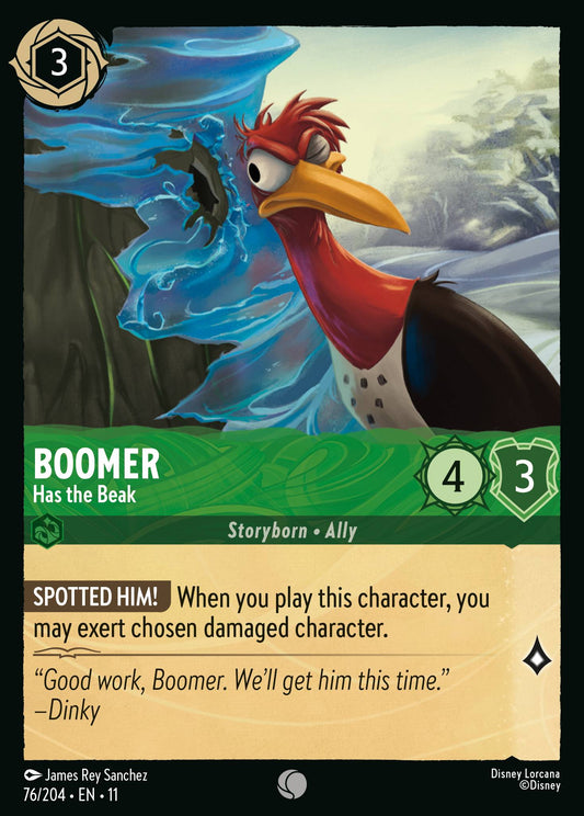 Boomer - Has the Beak - Common Lorcana Card