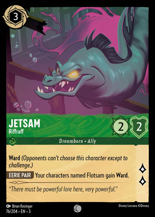Jetsam - Riffraff - Common Lorcana Card