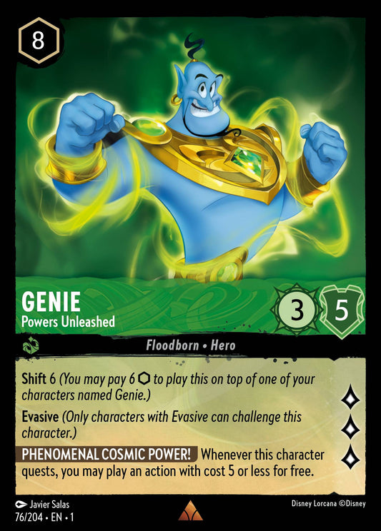 Genie - Powers Unleashed - Rare Lorcana Card