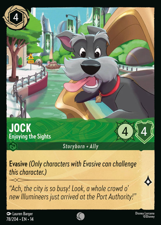 Jock - Enjoying the Sights - Common Lorcana Card