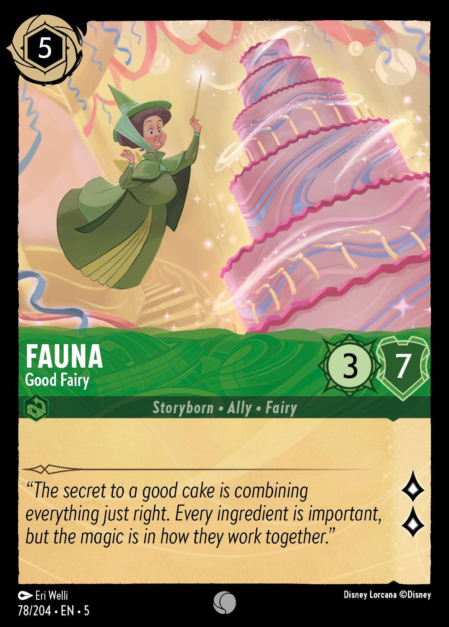 Fauna - Good Fairy - Common Lorcana Card