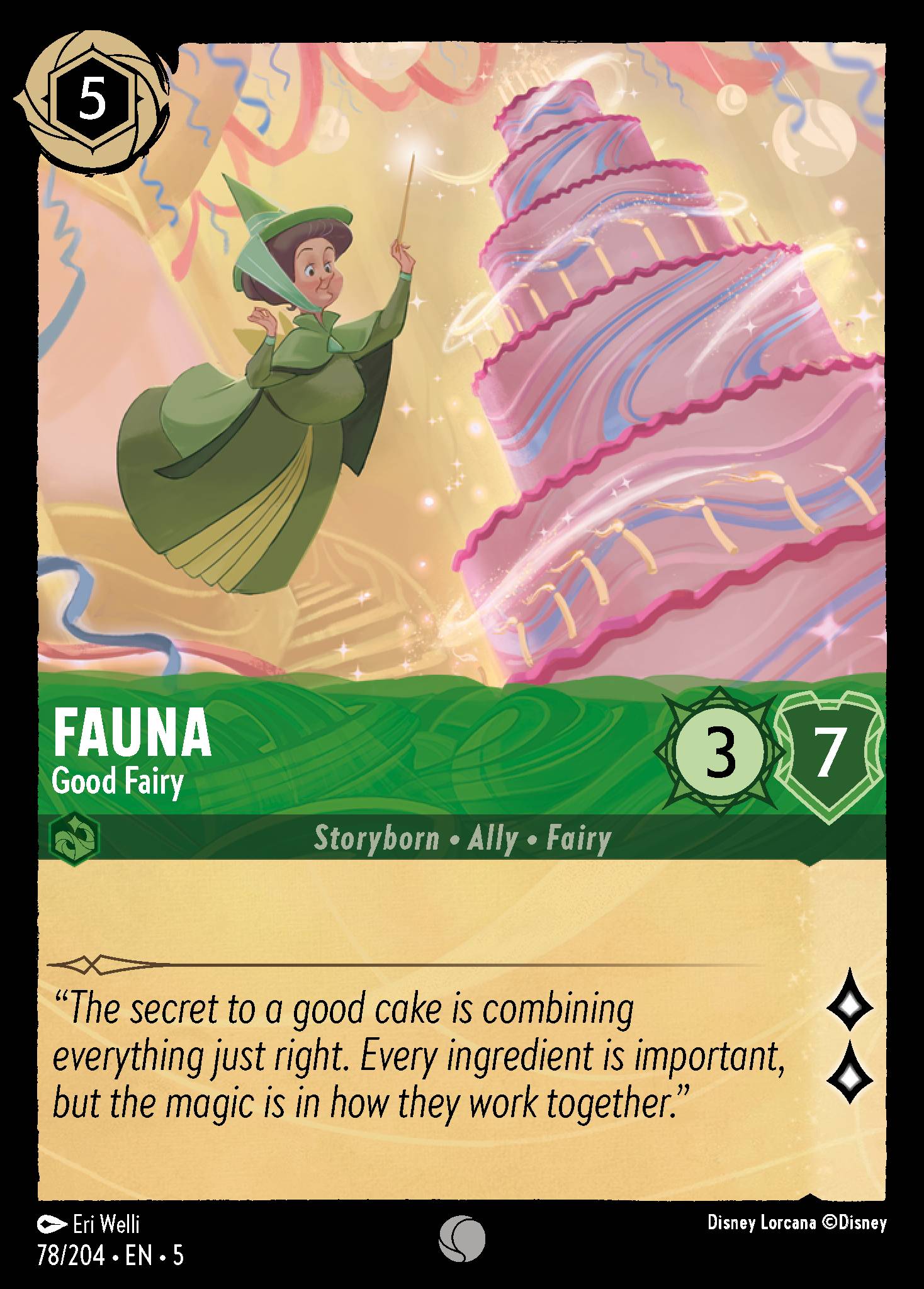 Fauna - Good Fairy - Common Lorcana Card