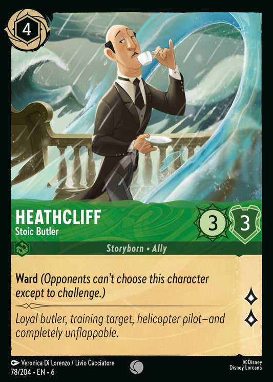 Heathcliff - Stoic Butler - Common Lorcana Card