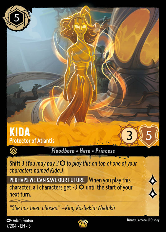 Kida - Protector of Atlantis - Legendary Lorcana Card