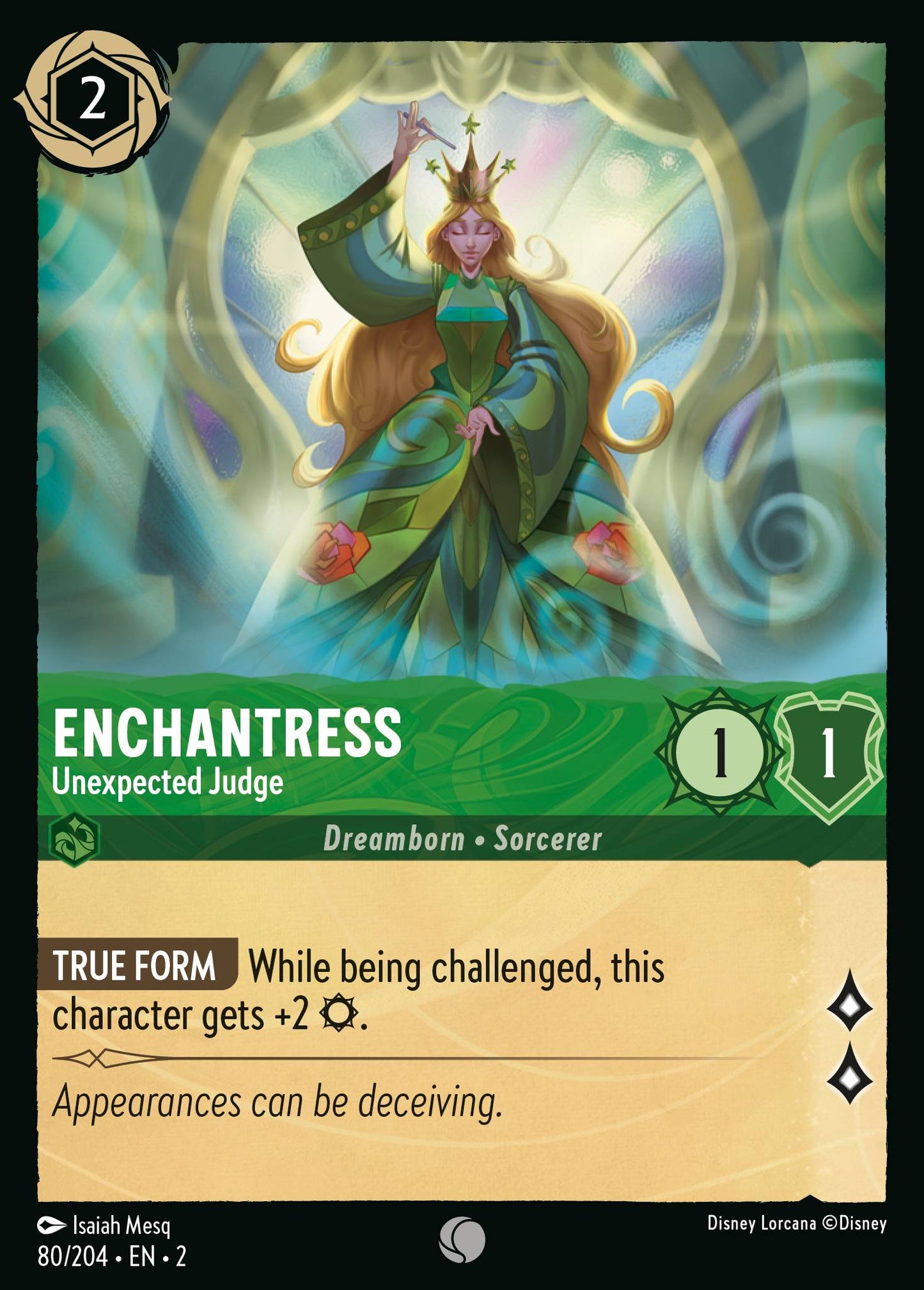 Enchantress - Unexpected Judge - Common Lorcana Card