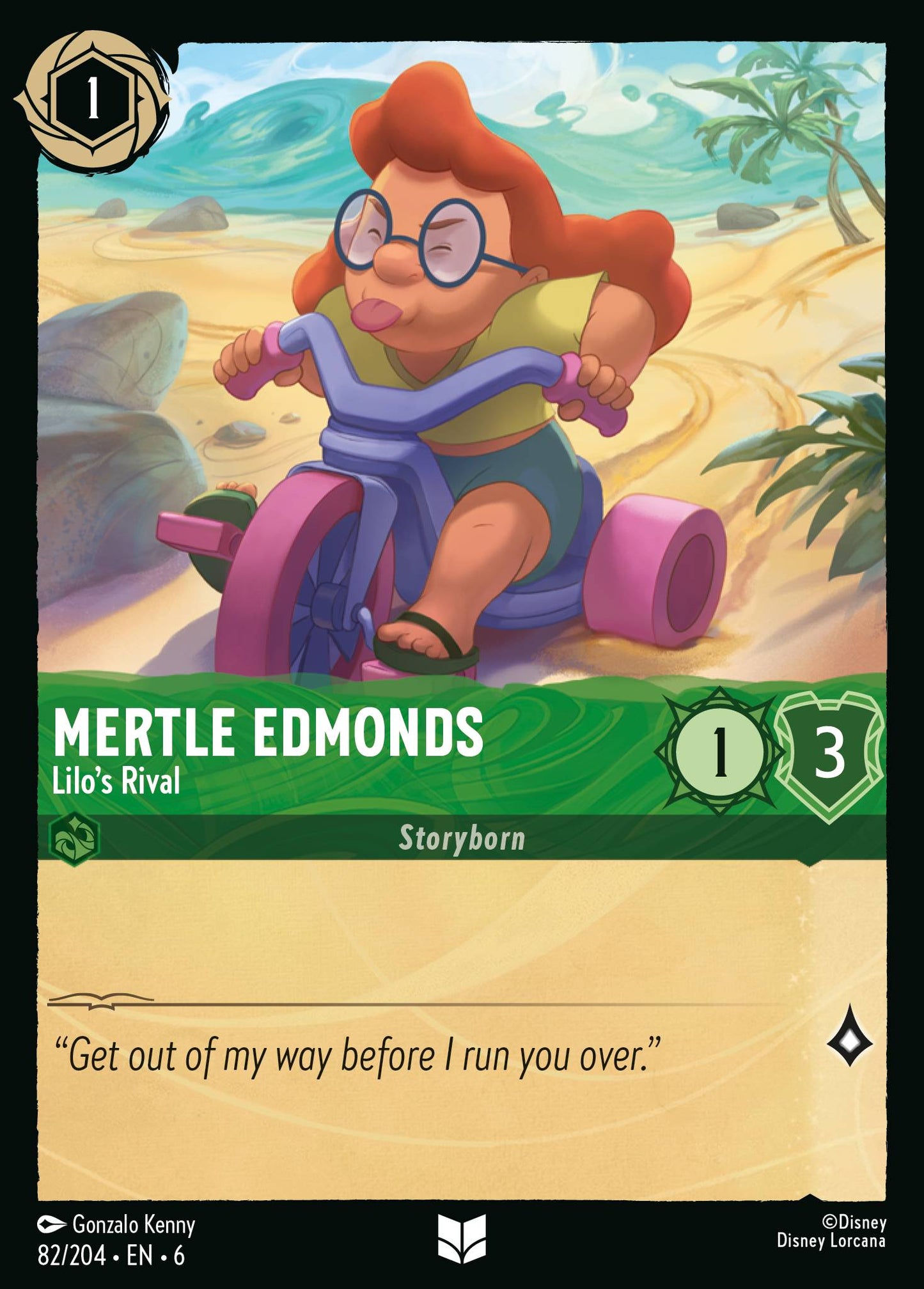 Mertle Edmonds - Lilo's Rival - Uncommon Lorcana Card