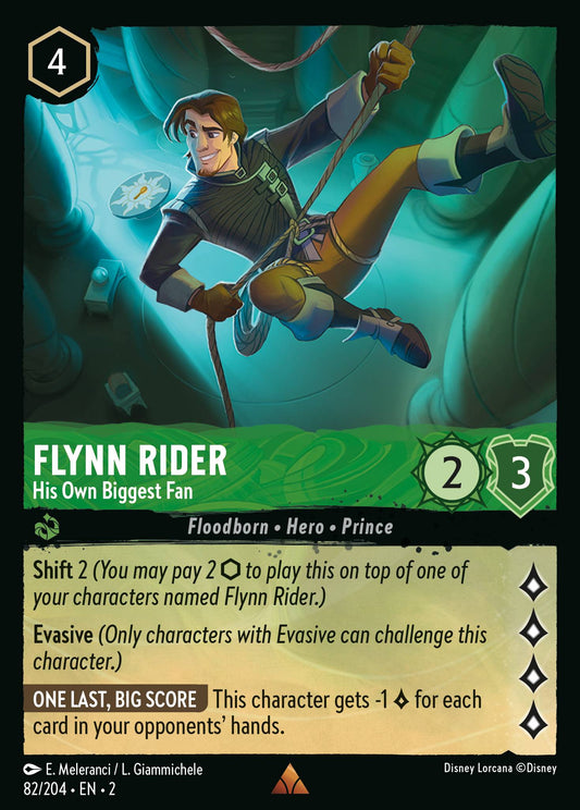 Flynn Rider - His Own Biggest Fan - Rare Lorcana Card