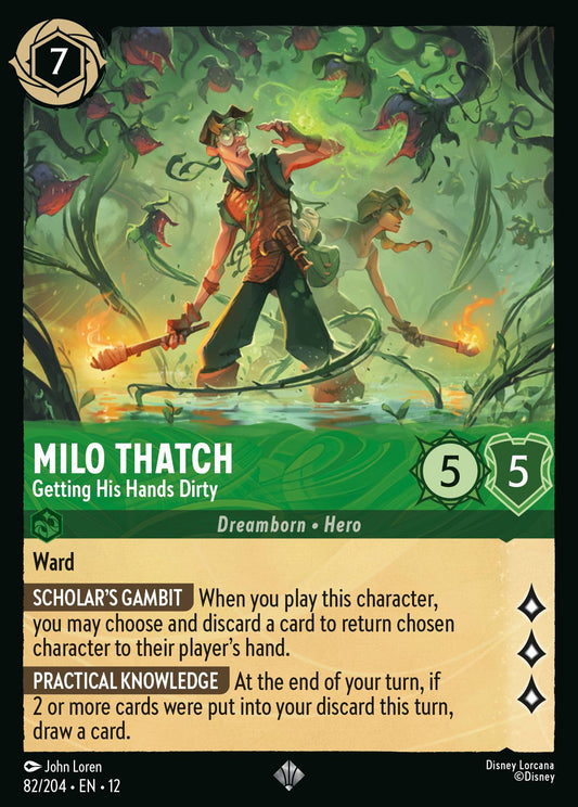 Milo Thatch - Getting His Hands Dirty (Super Rare)