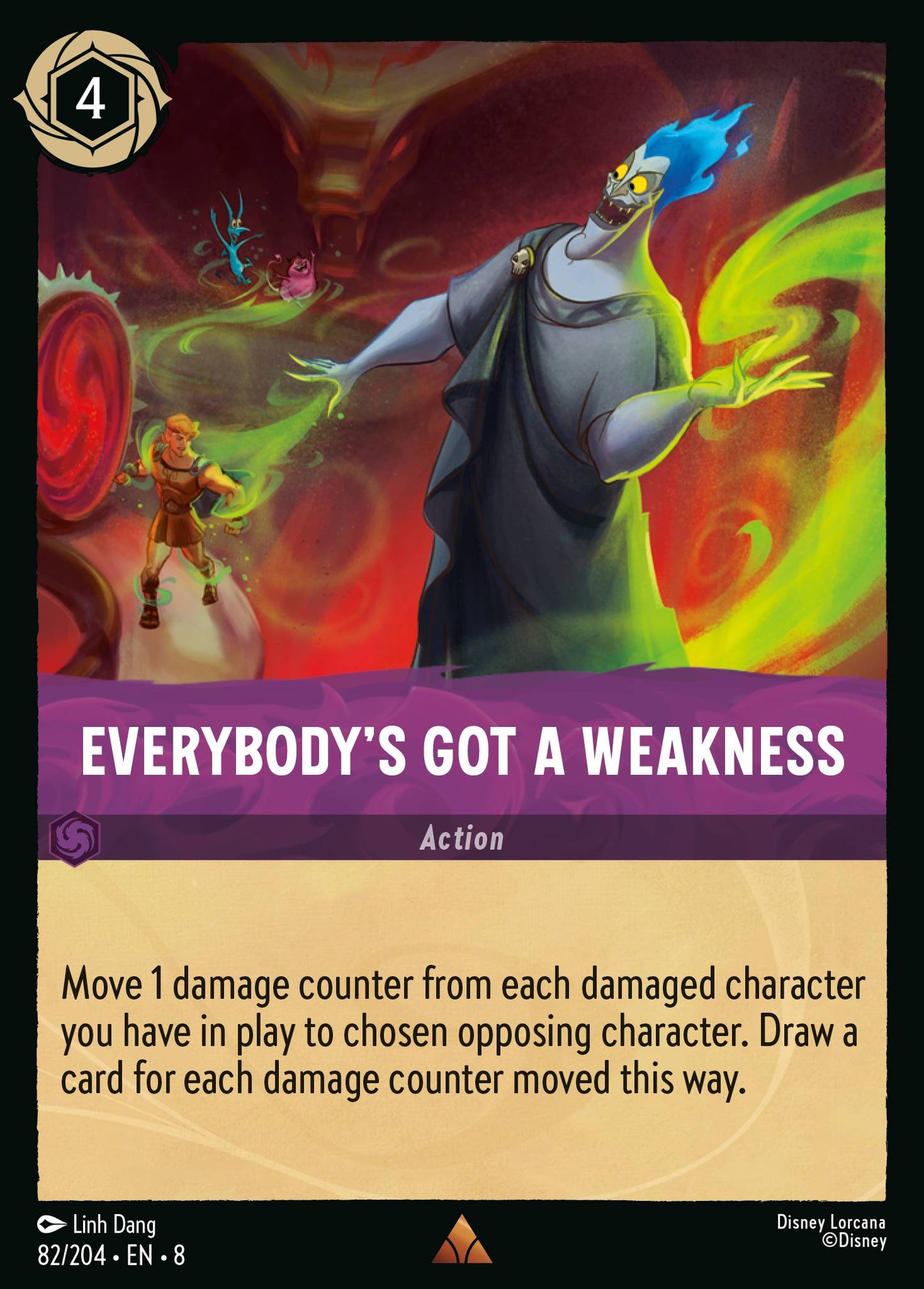 Everybody's Got A Weakness - Rare Lorcana Card