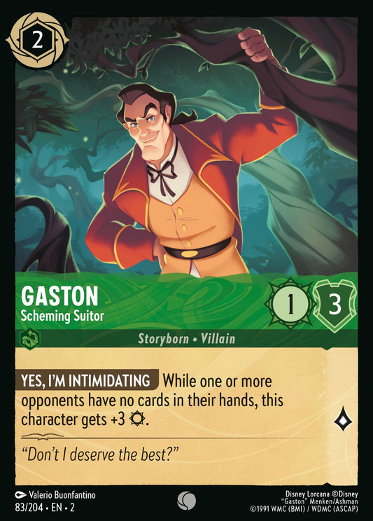 Gaston - Scheming Suitor - Common Lorcana Card