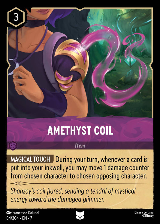 Amethyst Coil - Uncommon Lorcana Card