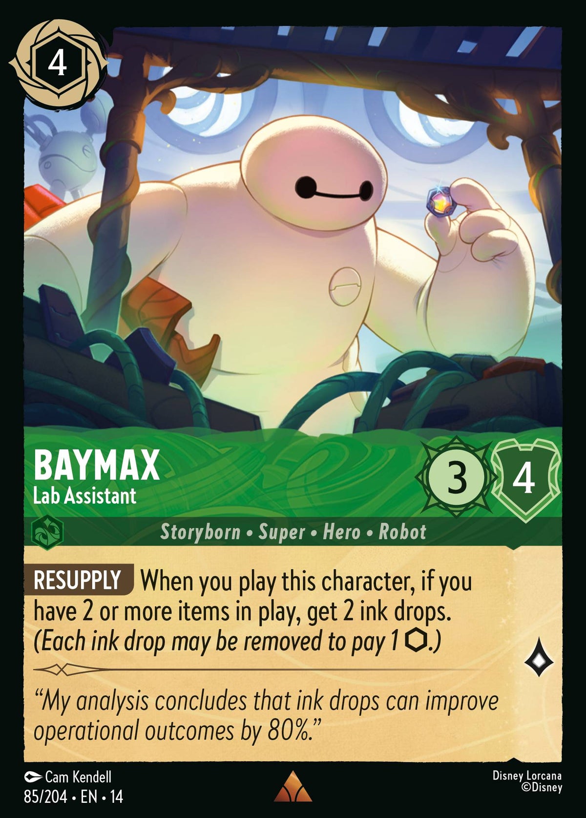 Baymax - Lab Assistant - Rare Lorcana Card
