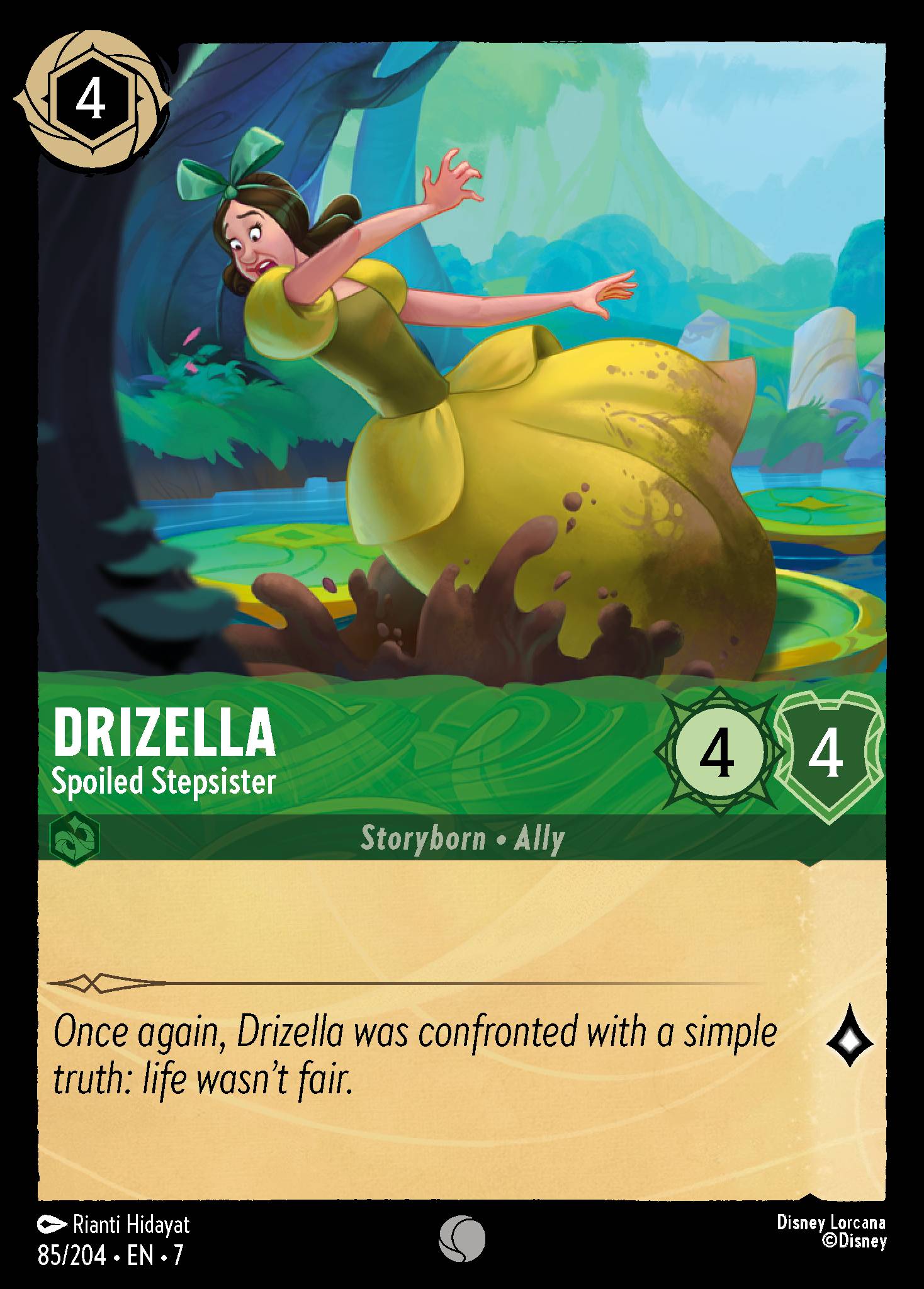 Drizella - Spoiled Stepsister - Common Lorcana Card