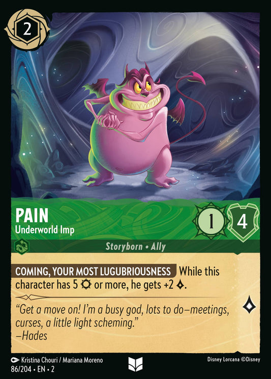 Pain - Underworld Imp - Uncommon Lorcana Card