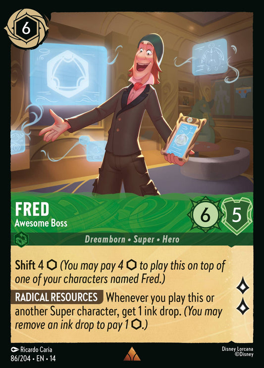 Fred - Awesome Boss - Rare Lorcana Card