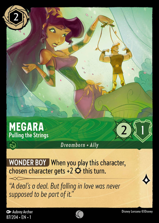 Megara - Pulling the Strings - Common Lorcana Card