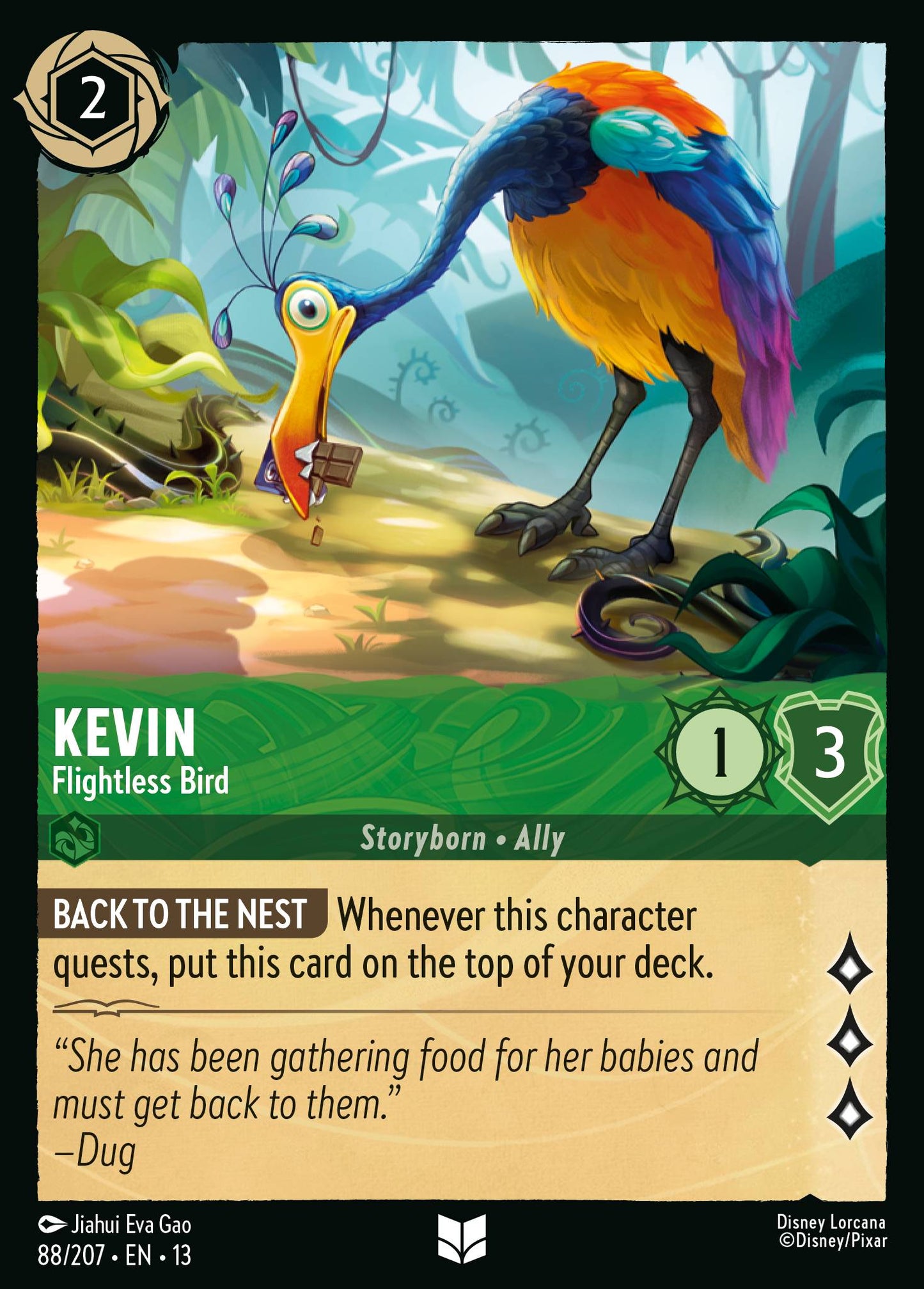 Kevin - Flightless Bird - Uncommon Lorcana Card