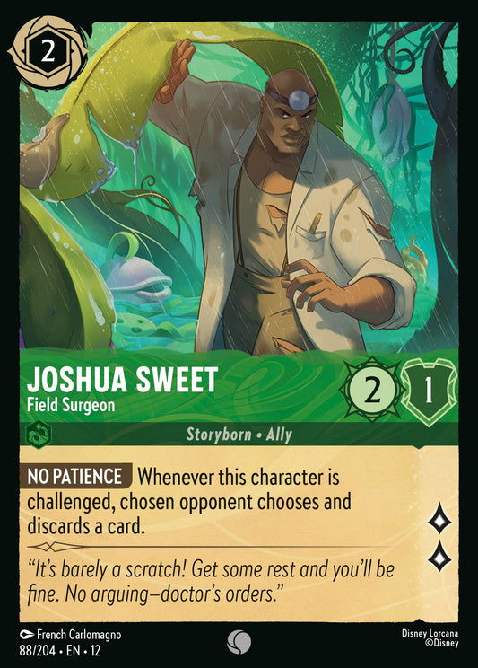 Joshua Sweet - Field Surgeon - Common Lorcana Card