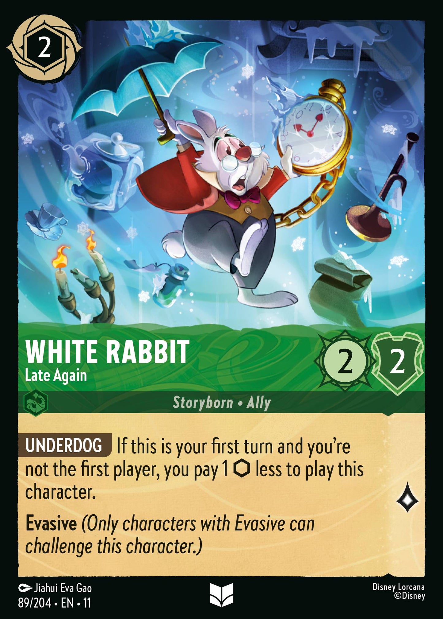 White Rabbit - Late Again - Uncommon Lorcana Card