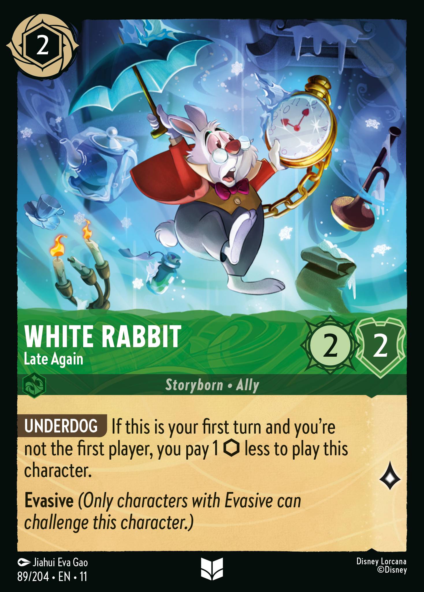 White Rabbit - Late Again - Uncommon Lorcana Card