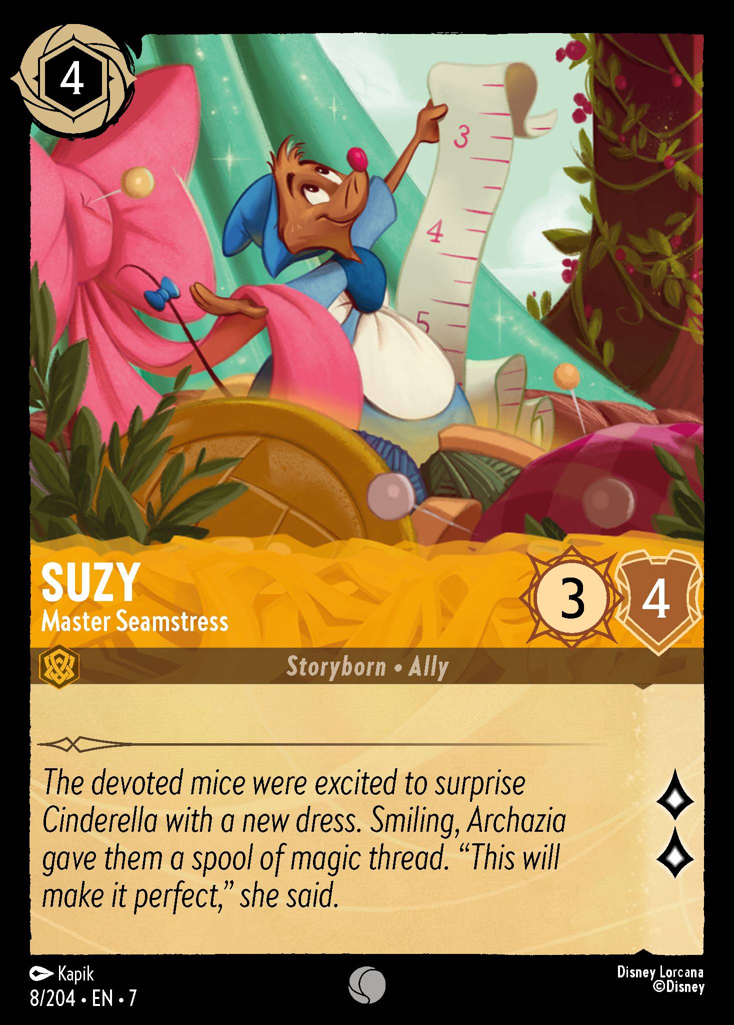 Suzy - Master Seamstress - Common Lorcana Card