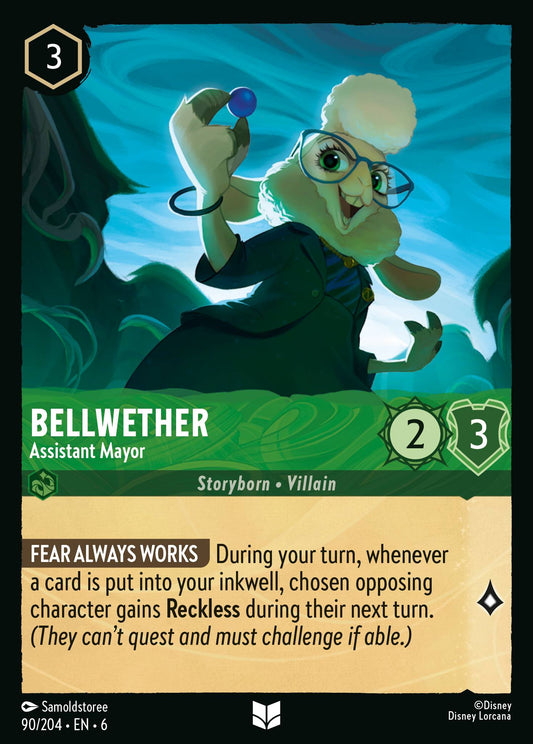 Bellwether - Assistant Mayor - Uncommon Lorcana Card