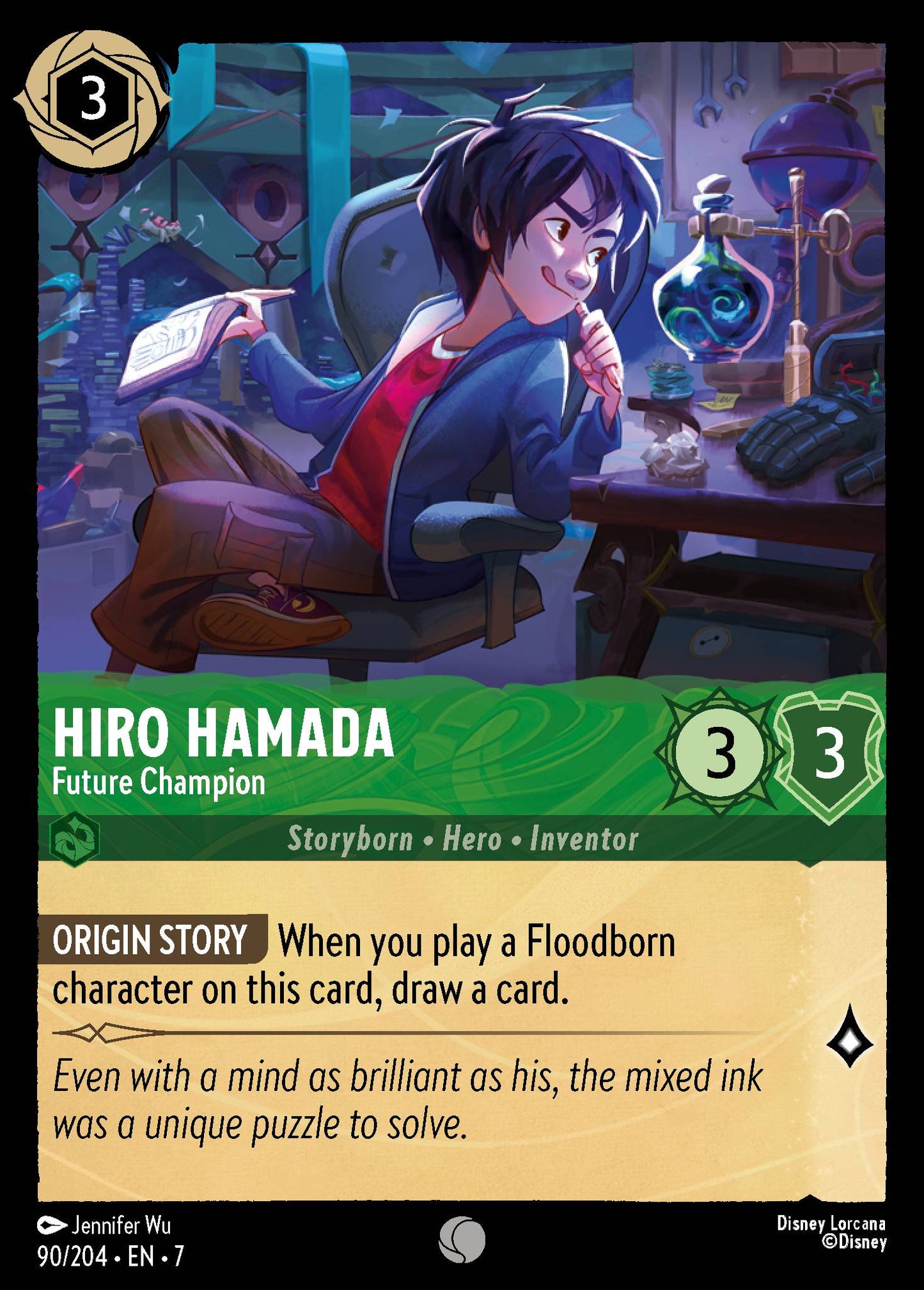 Hiro Hamada - Future Champion - Common Lorcana Card