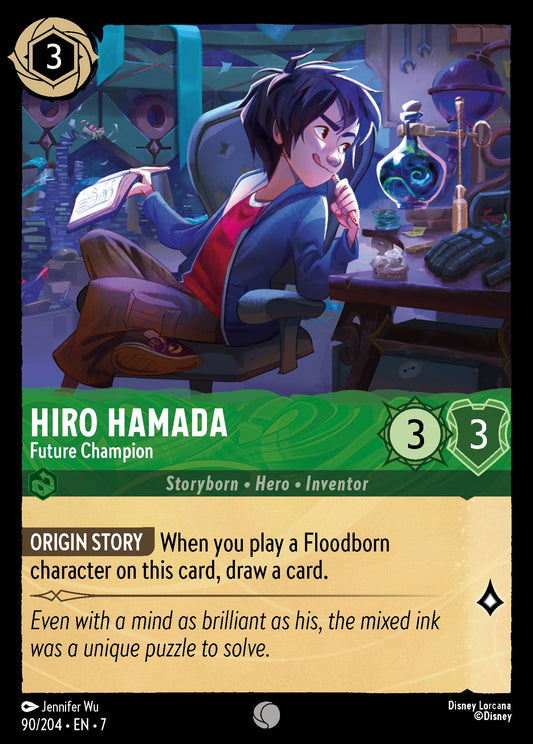 Hiro Hamada - Future Champion - Common Lorcana Card