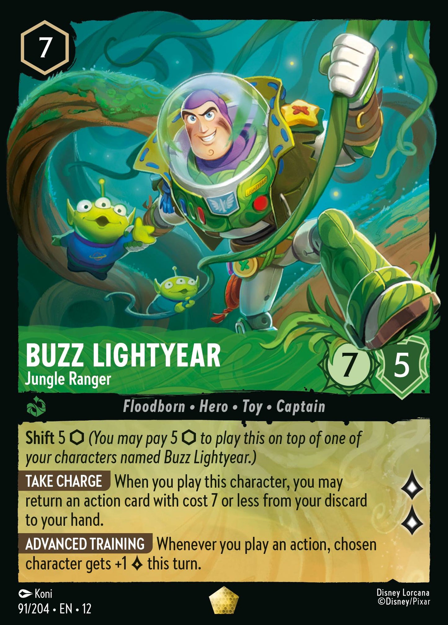 Buzz Lightyear - Jungle Ranger - Legendary Lorcana Card