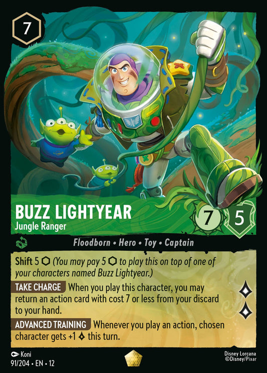 Buzz Lightyear - Jungle Ranger - Legendary Lorcana Card