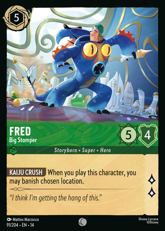Fred - Big Stomper - Common Lorcana Card