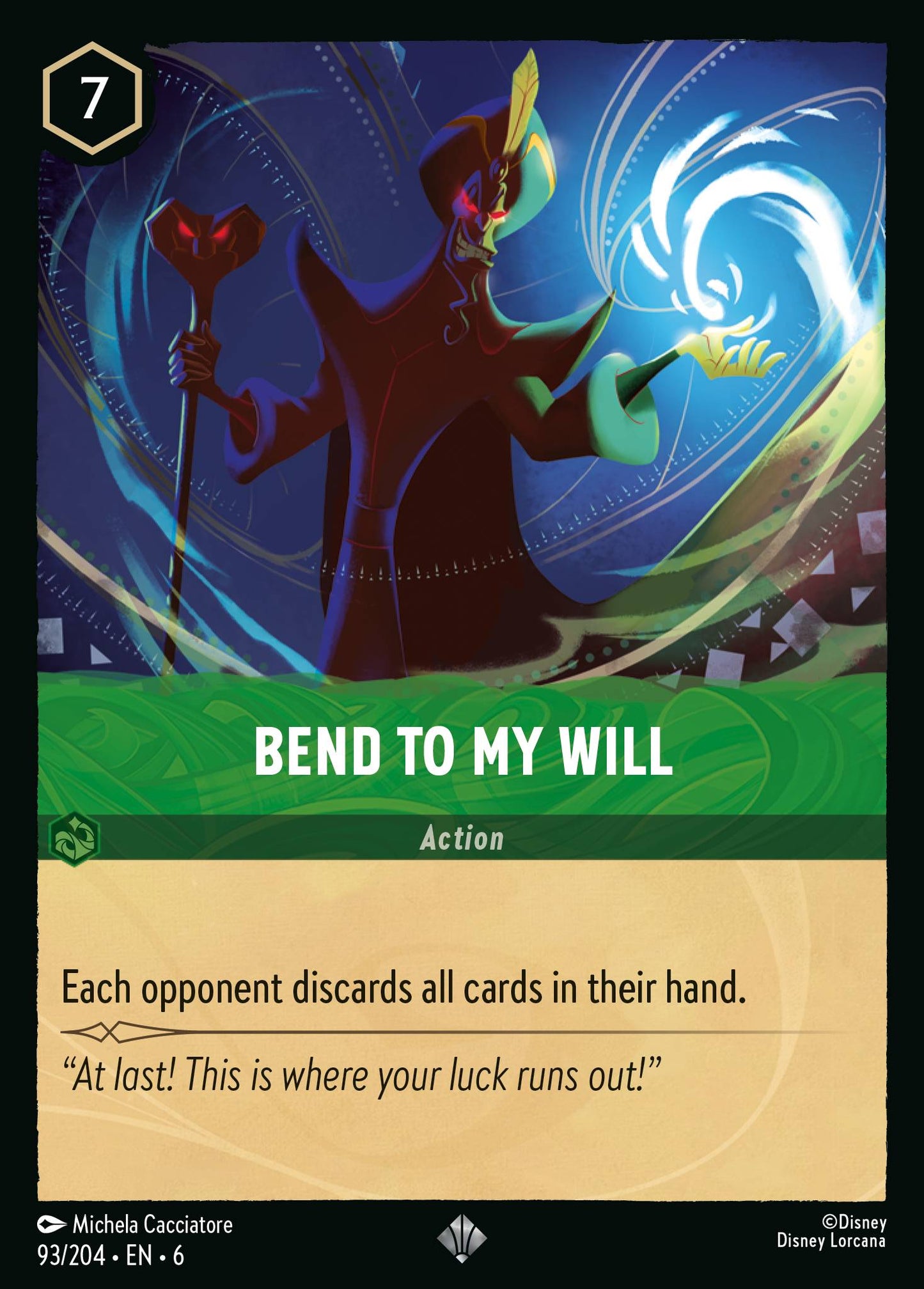 Bend to My Will - Super Rare Lorcana Card
