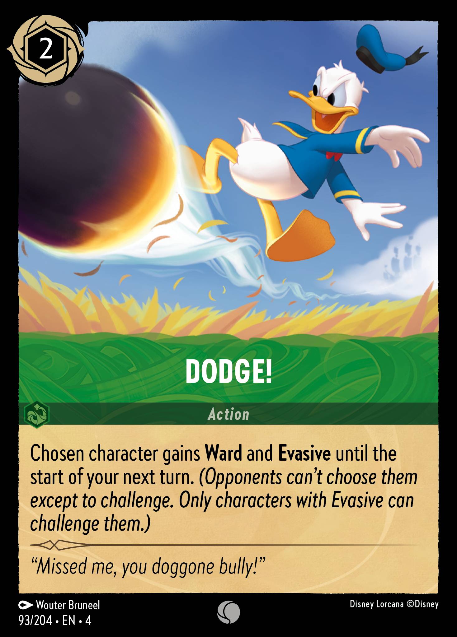 Dodge! - Common Lorcana Card