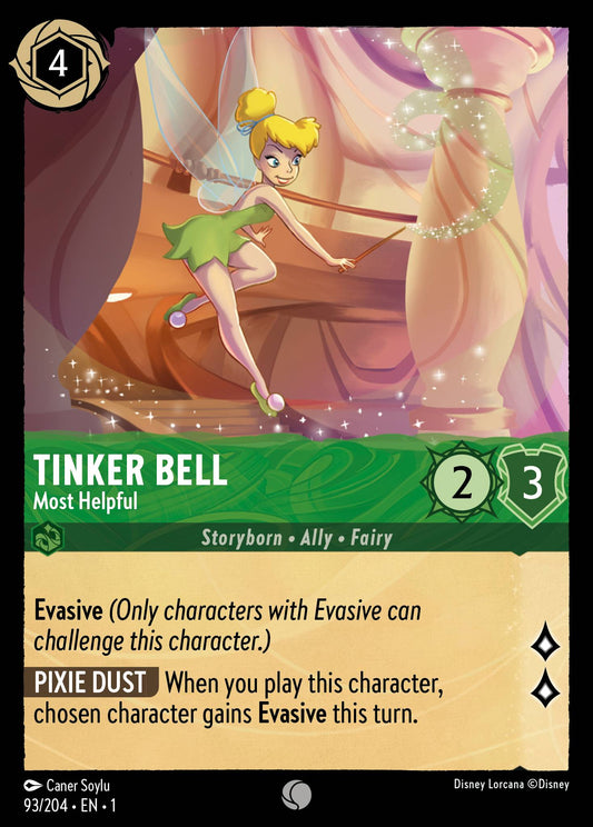 Tinker Bell - Most Helpful - Common Lorcana Card