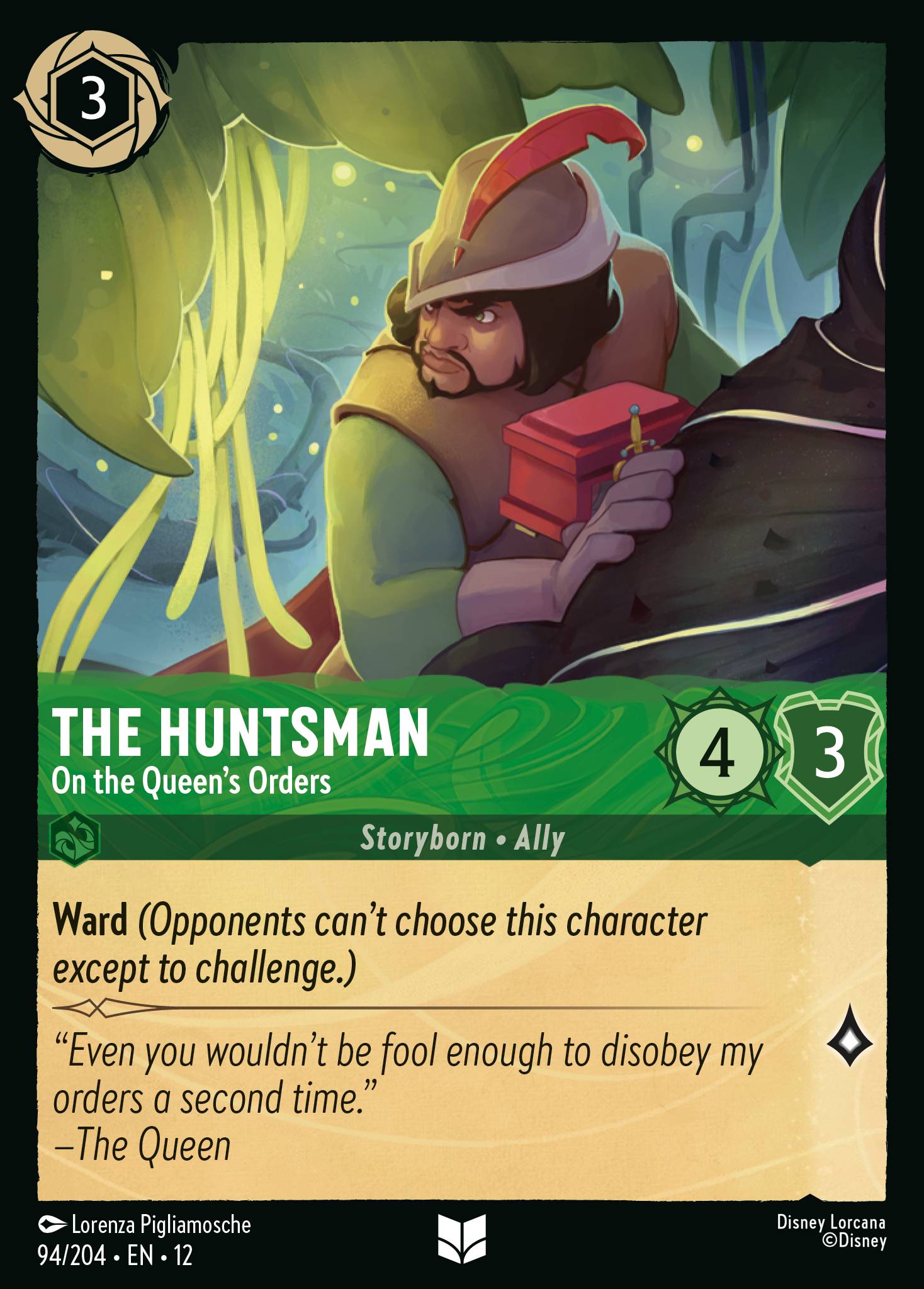 The Huntsman - On the Queen's Orders - Uncommon Lorcana Card