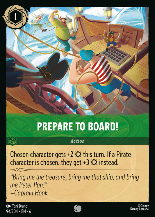 Prepare to Board! - Common Lorcana Card