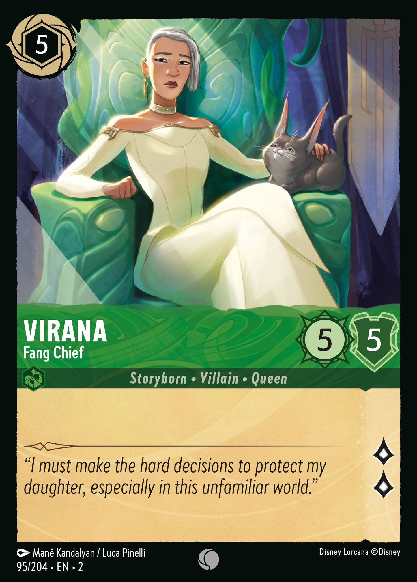 Virana - Fang Chief - Disney Lorcana Card